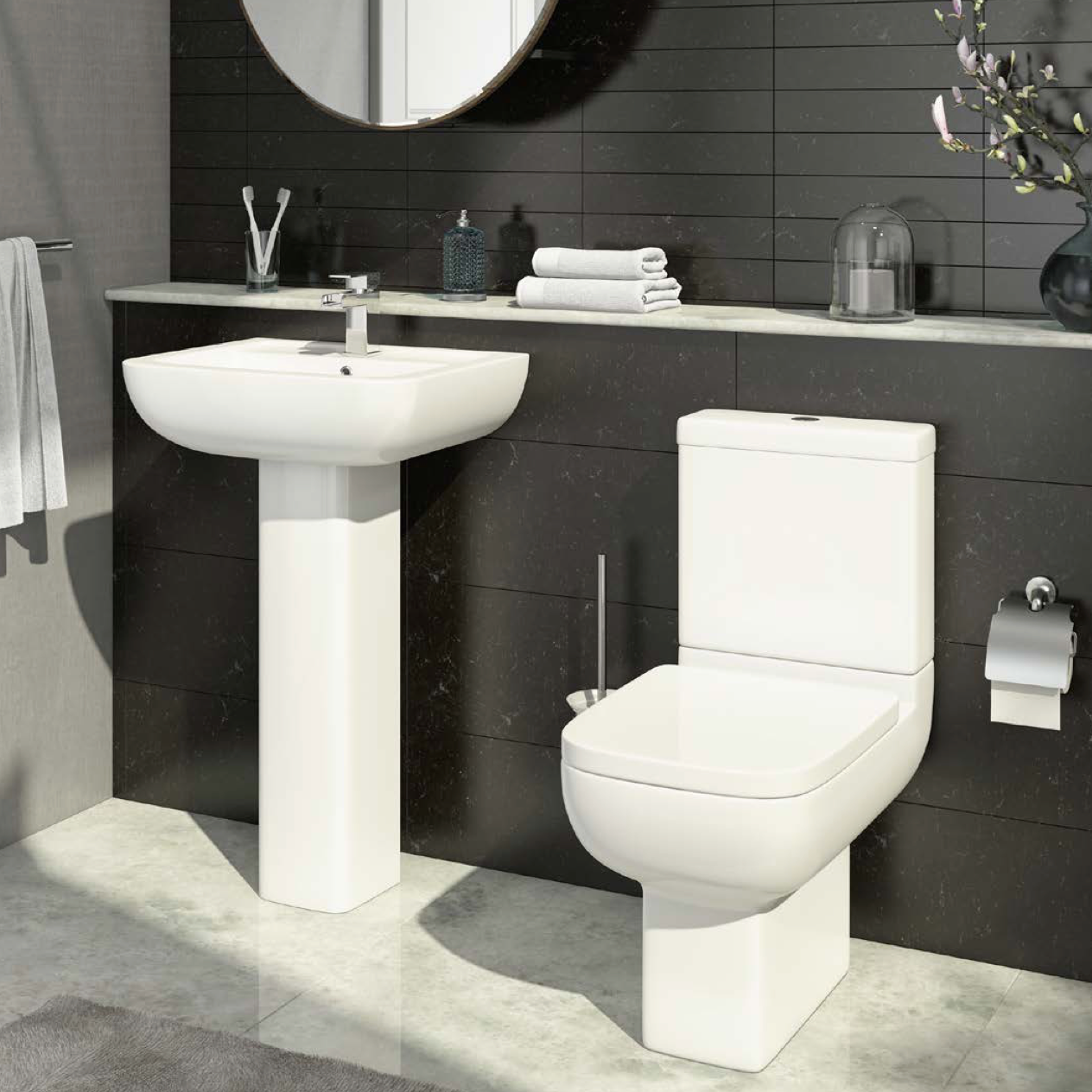 Options600 Close Coupled Rimless Pan & Seat