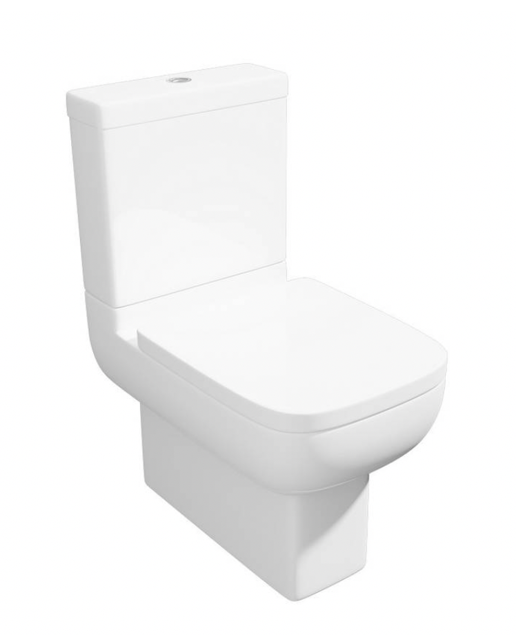 Options600 Fully Back To Wall Close Coupled Pan & Seat