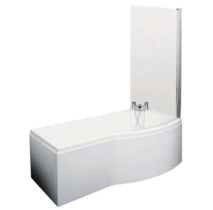 Shower Baths - B-Bath (Bath, Screen & White Acrylic Panel)