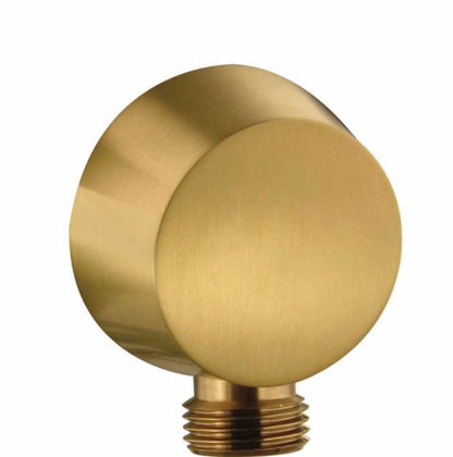 Niagara Round Shower Outlet - Brushed Brass