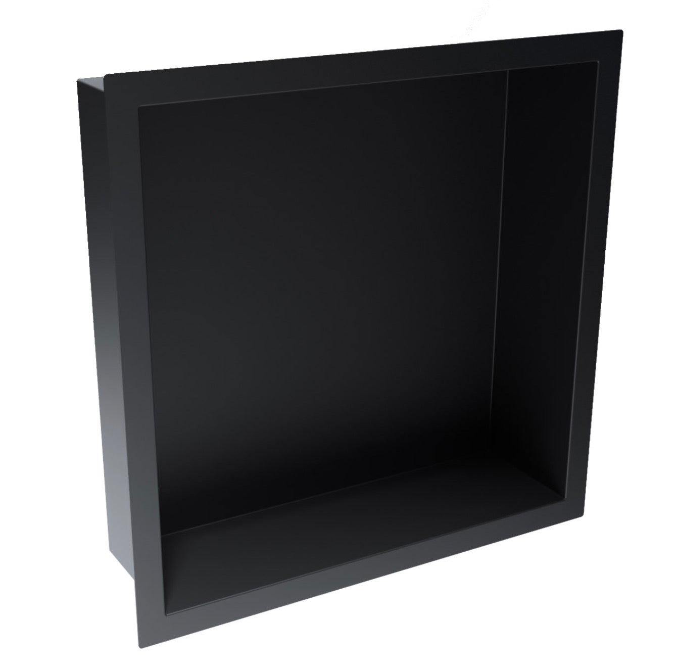 Inset Shower Niche 300x300mm Matte Black