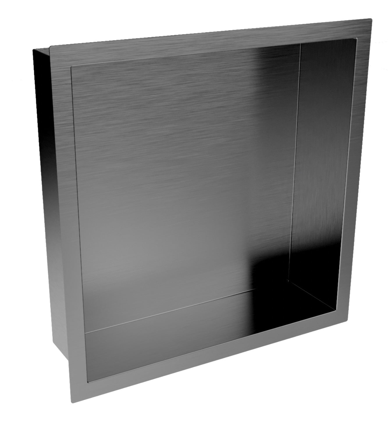 Inset Shower Niche 300x300mm Gunmetal