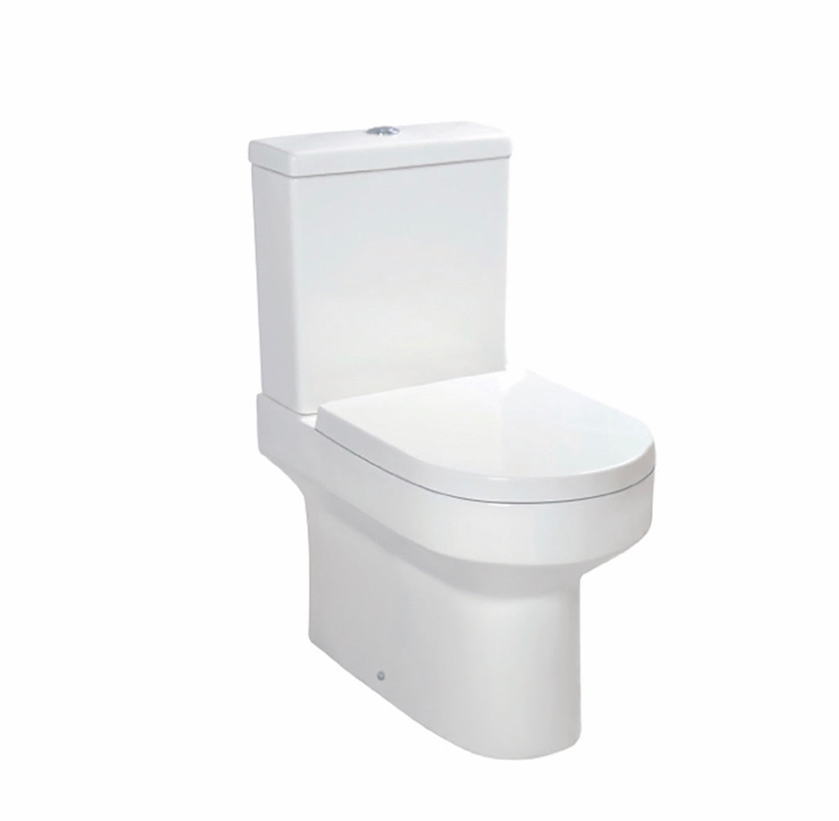 Spa Rimless Closed Back Pan, Cistern & Seat Set
