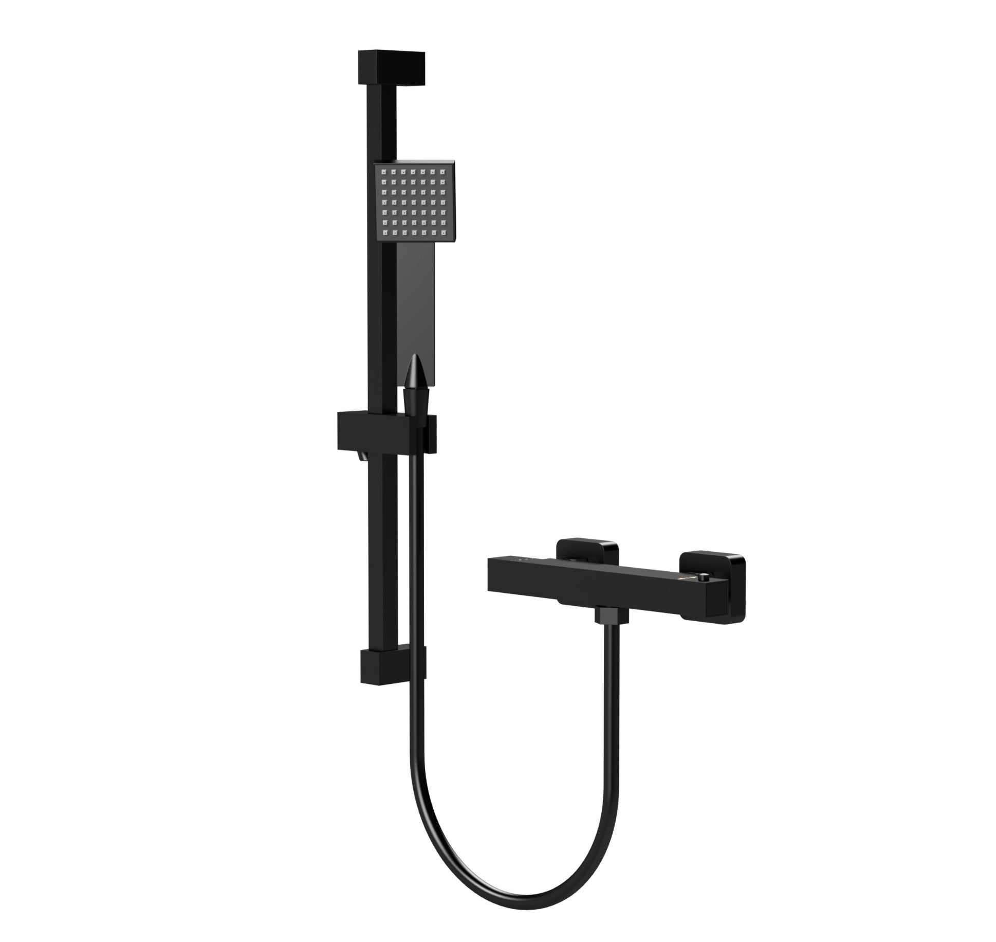 Choice Square Slide Rail Shower Sets