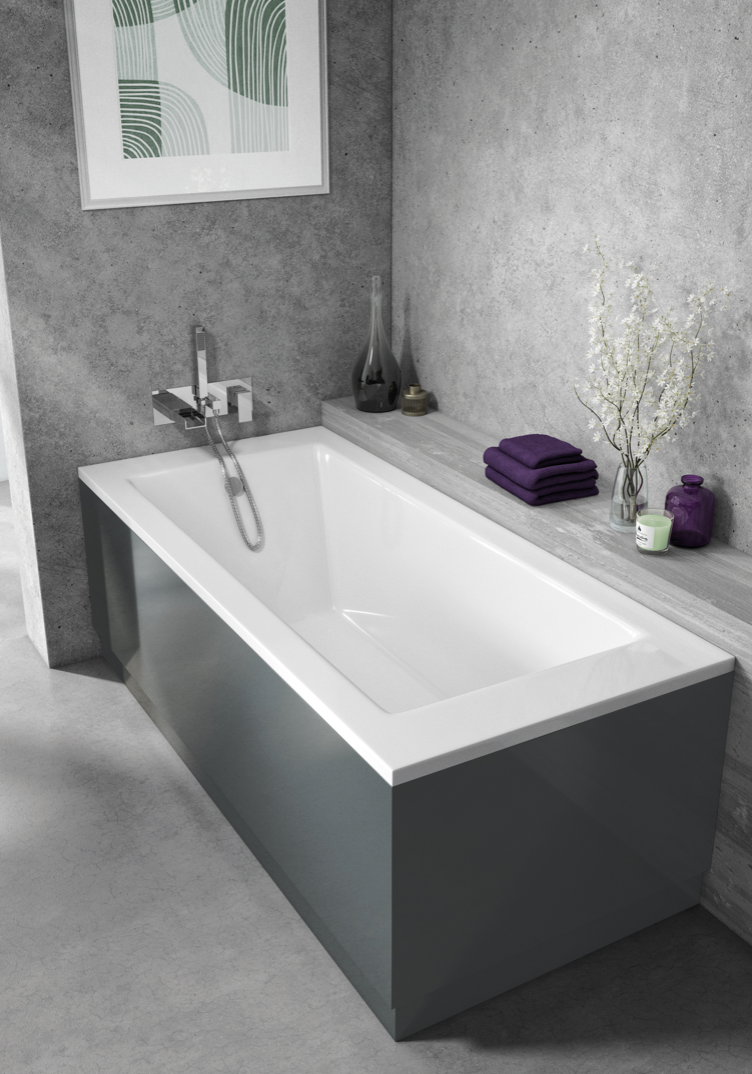 Choice Waterproof Matt Grey End Panels