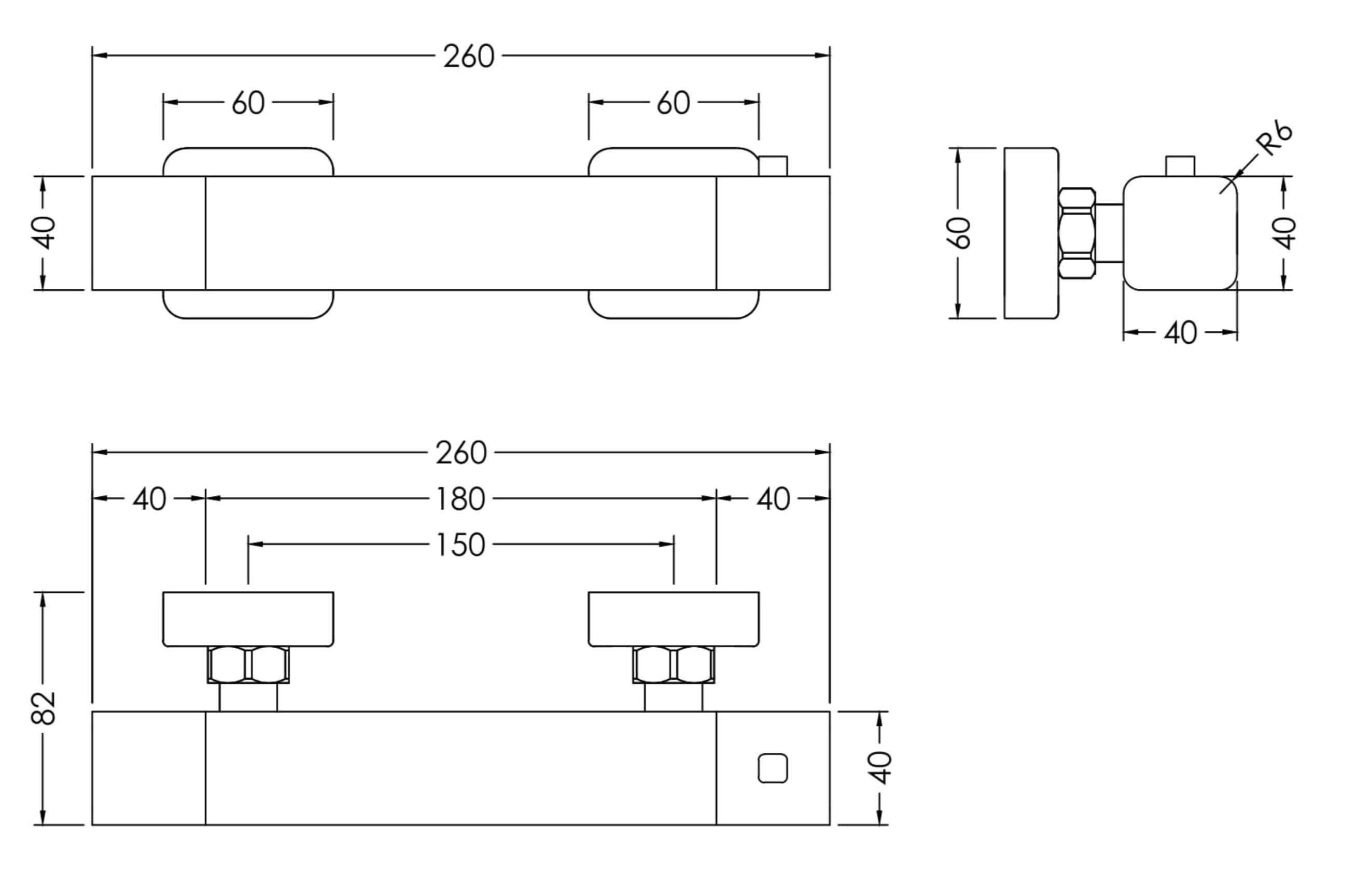 Windon Thermostatic Bar Valve