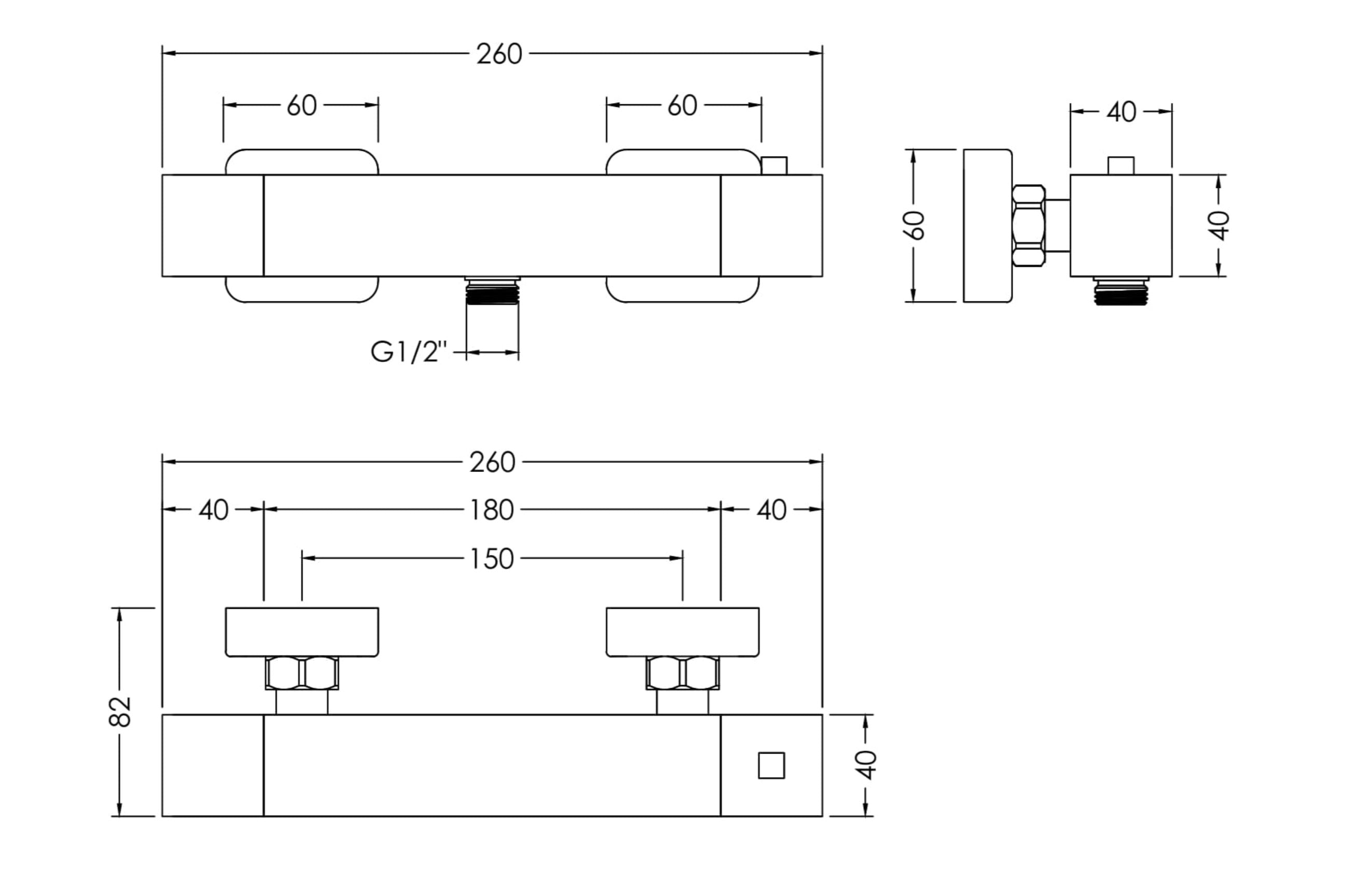 Sanford Thermostatic Bar Valve