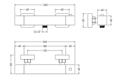 Sanford Thermostatic Bar Valve