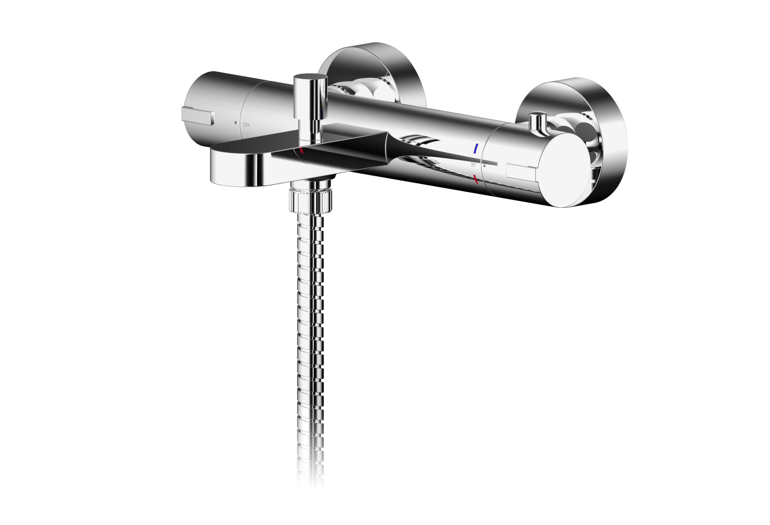 Binsey Wall Mounted Thermostatic Bath Shower Mixer