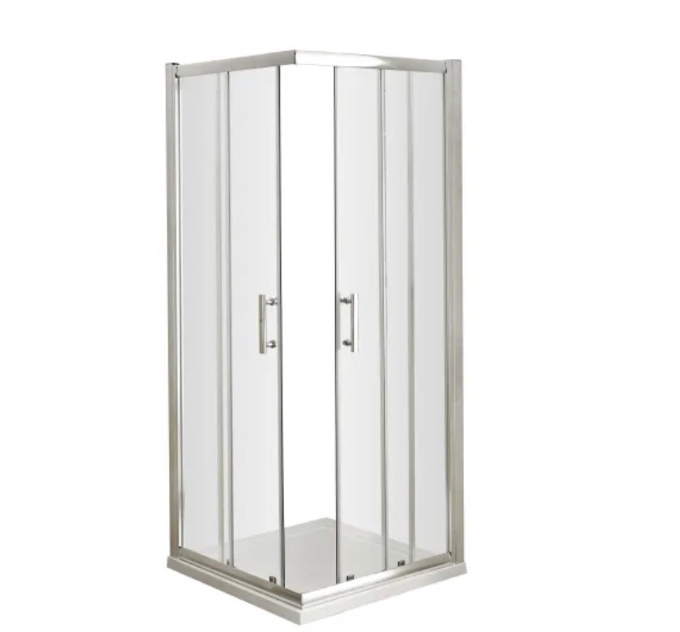 Pacific 800mm Corner Entry Enclosure 6mm Glass