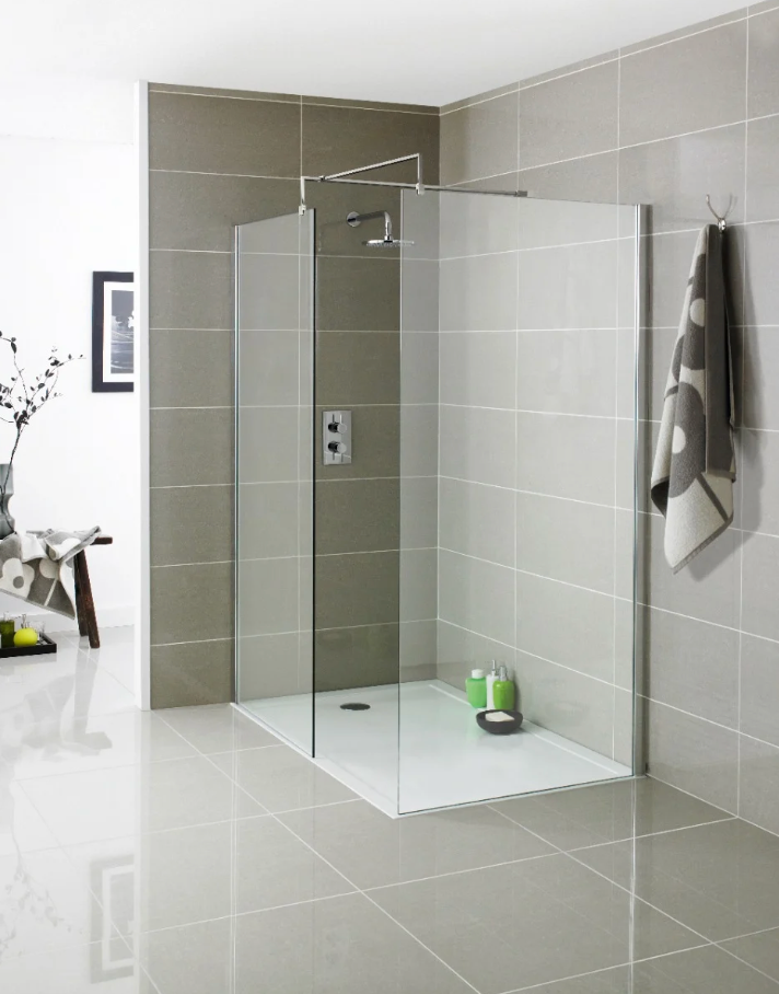 KV8 Wetroom Glass Screen