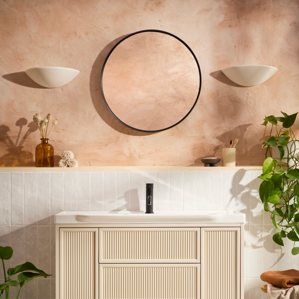 Bota Parisian Fluted 1000mm Freestanding Cabinet