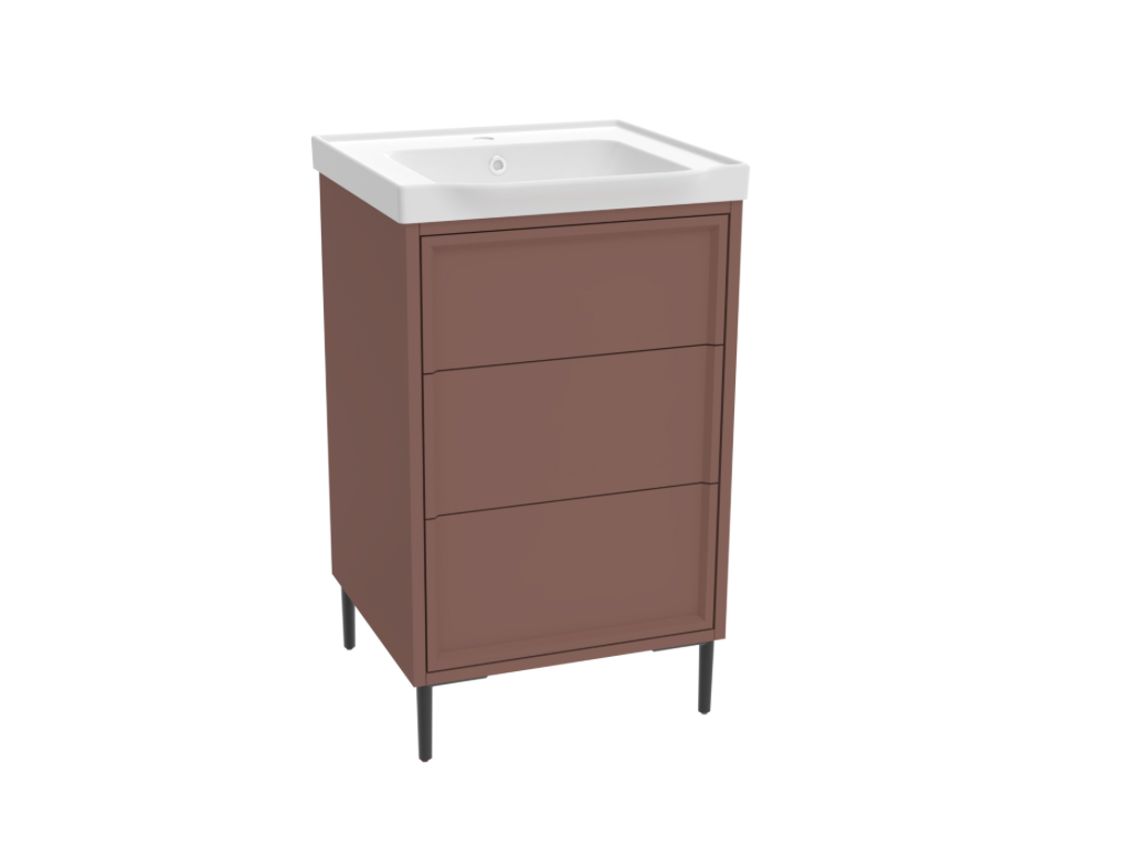 Bota Earth Red 500mm Freestanding Cabinet