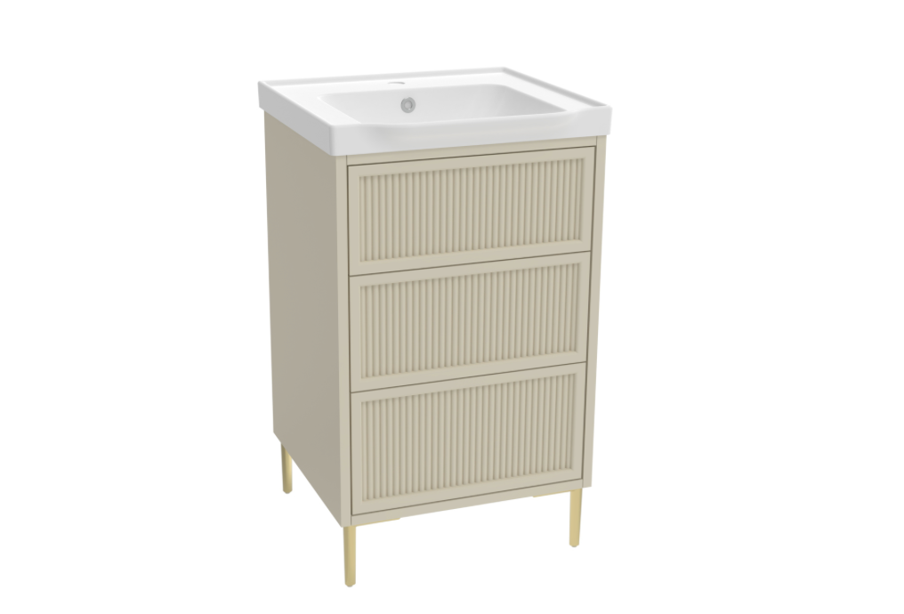 Bota Fluted 500mm Freestanding Cabinet