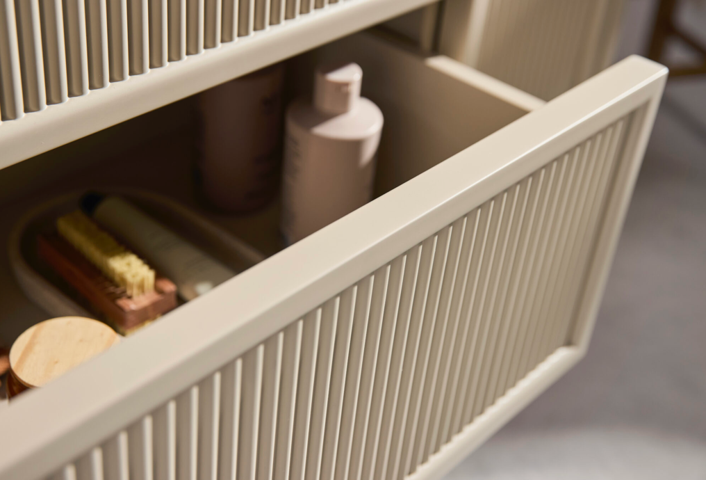 Bota Fluted 500mm Freestanding Cabinet