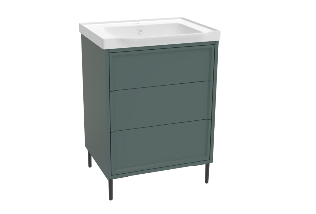 Bota Parisian Green 600mm Freestanding Cabinet