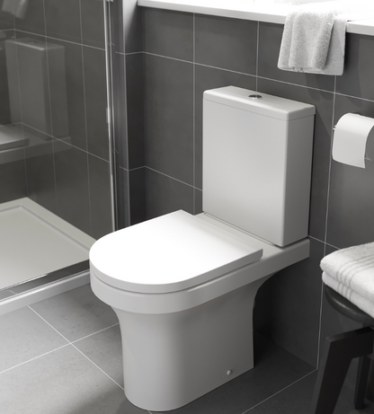 Ozone Rimless Comfort Height Pan, Cistern & Seat