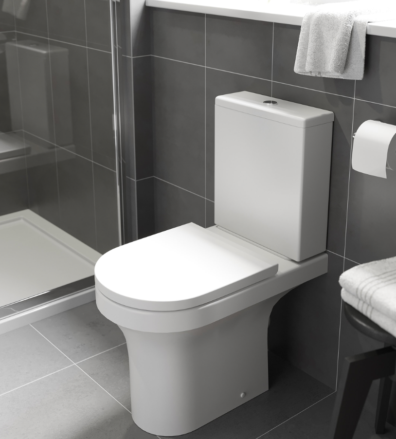 Ozone Rimless Comfort Height Pan, Cistern & Seat