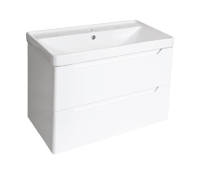 PVC Handleless Wall Hung Basin Unit 800mm