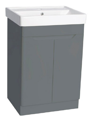 PVC Handleless Floor Standing Basin Unit 700mm