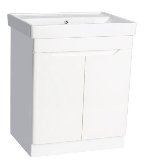 PVC Handleless Floor Standing Basin Unit 800mm