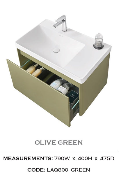 Vogue Wall Hung Basin Unit 800mm