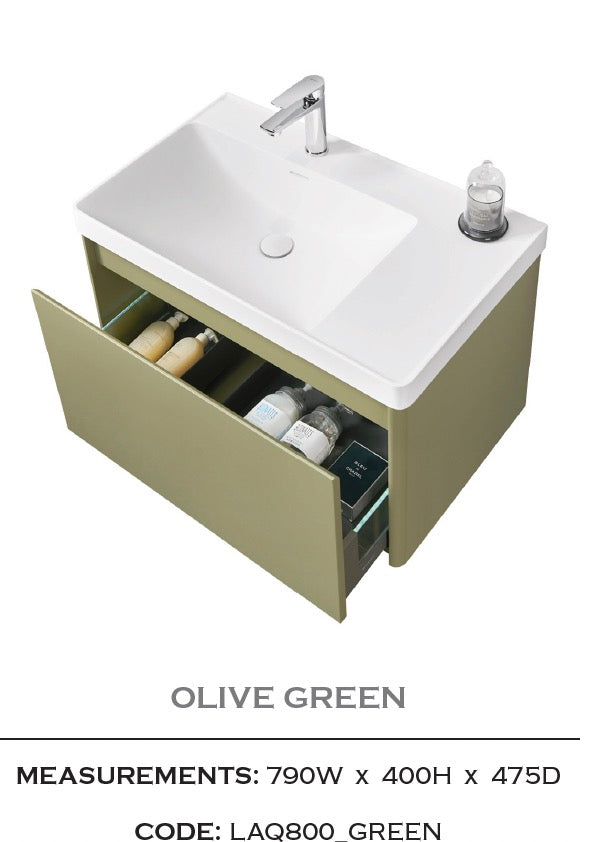 Vogue Wall Hung Basin Unit 800mm