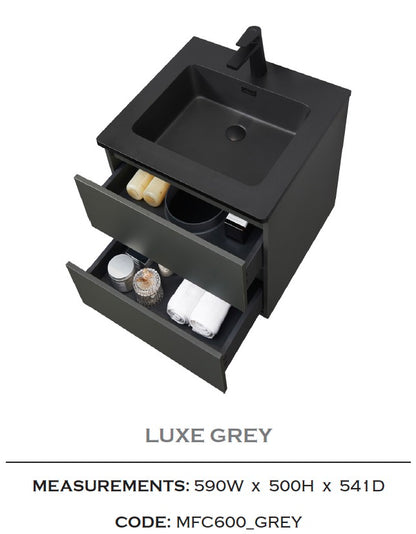 Volcan Wall Hung Basin Unit 600mm