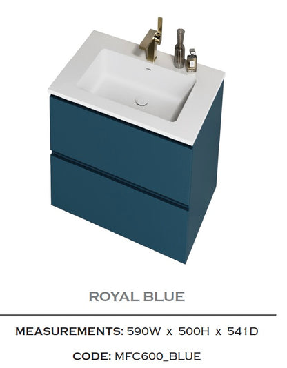 Volcan Wall Hung Basin Unit 600mm