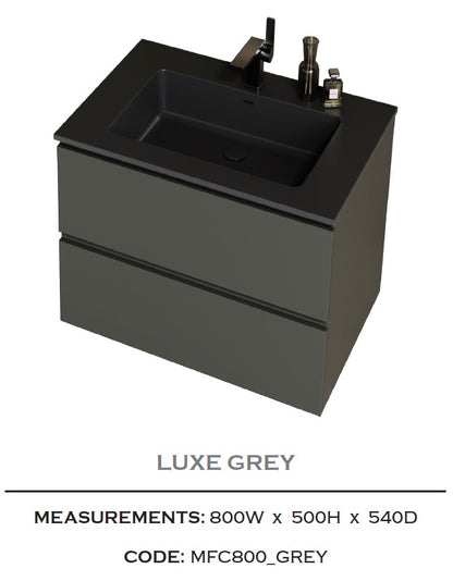 Volcan Wall Hung Basin Unit 800mm