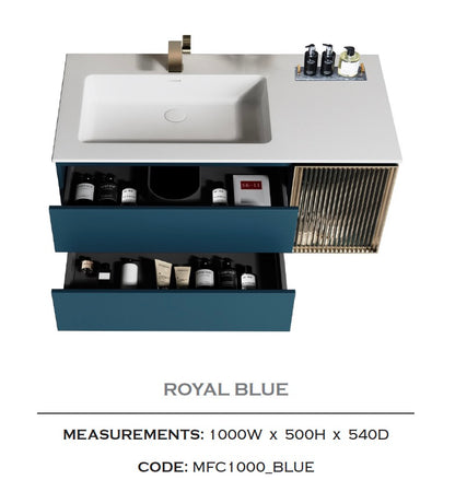 Volcan Wall Hung Basin Unit 1000mm