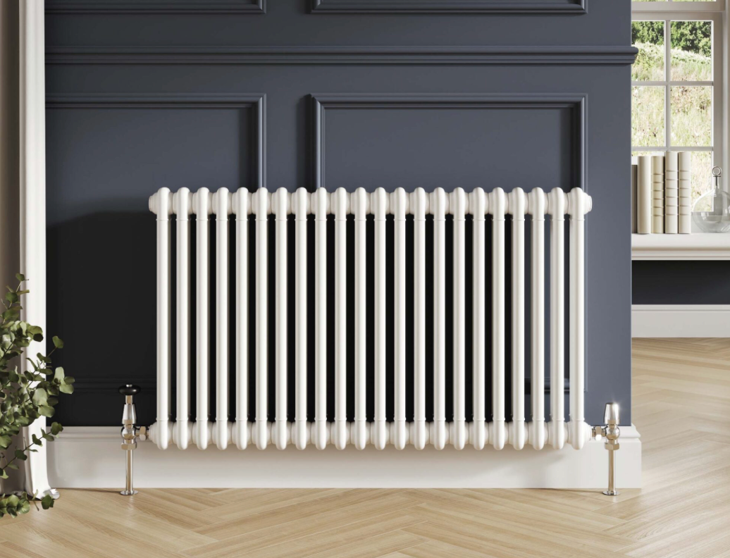 Designer 2 Column Vertical Radiator WHITE