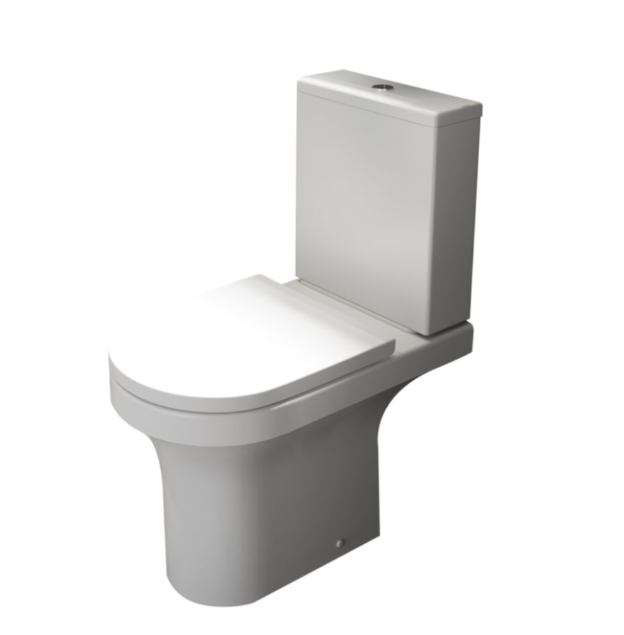Ozone Rimless Comfort Height Pan, Cistern & Seat