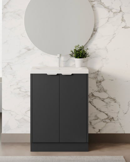 PVC Floor Standing Unit Short Projection With Handles 500mm