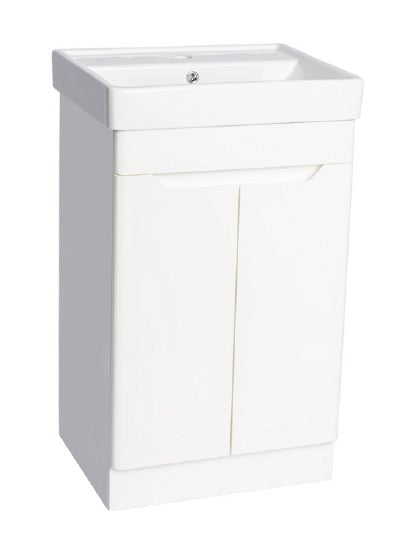 PVC Handleless Floor Standing Basin Unit 500mm