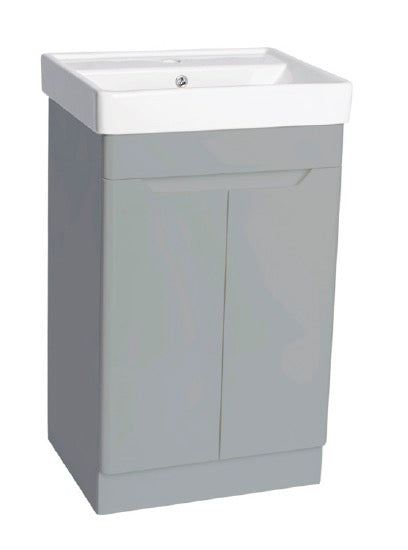 PVC Handleless Floor Standing Basin Unit 500mm