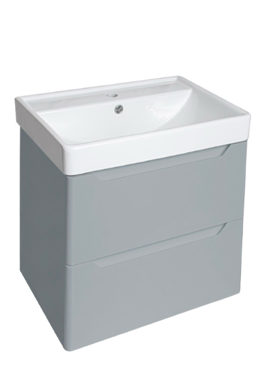 PVC Handleless Wall Hung Basin Unit 500mm