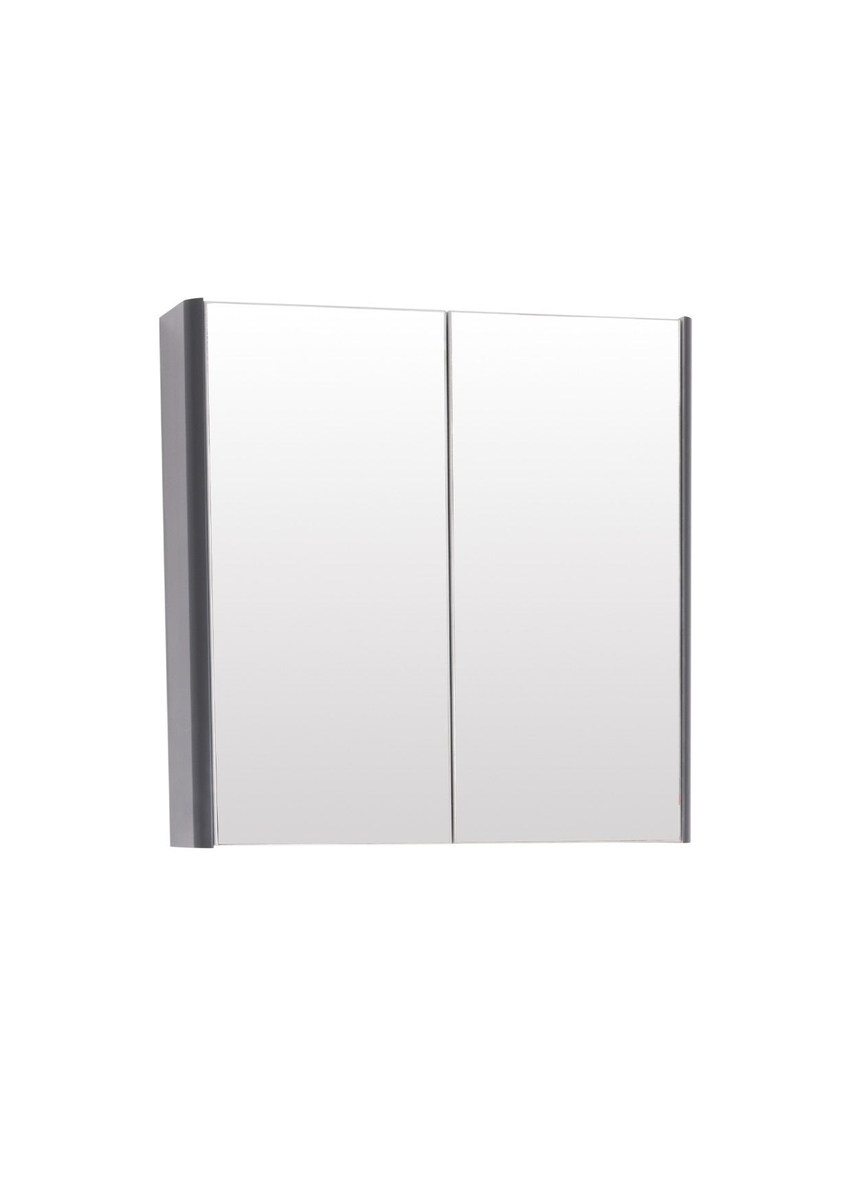 Options 24 600mm Mirror Cabinet Cool Grey