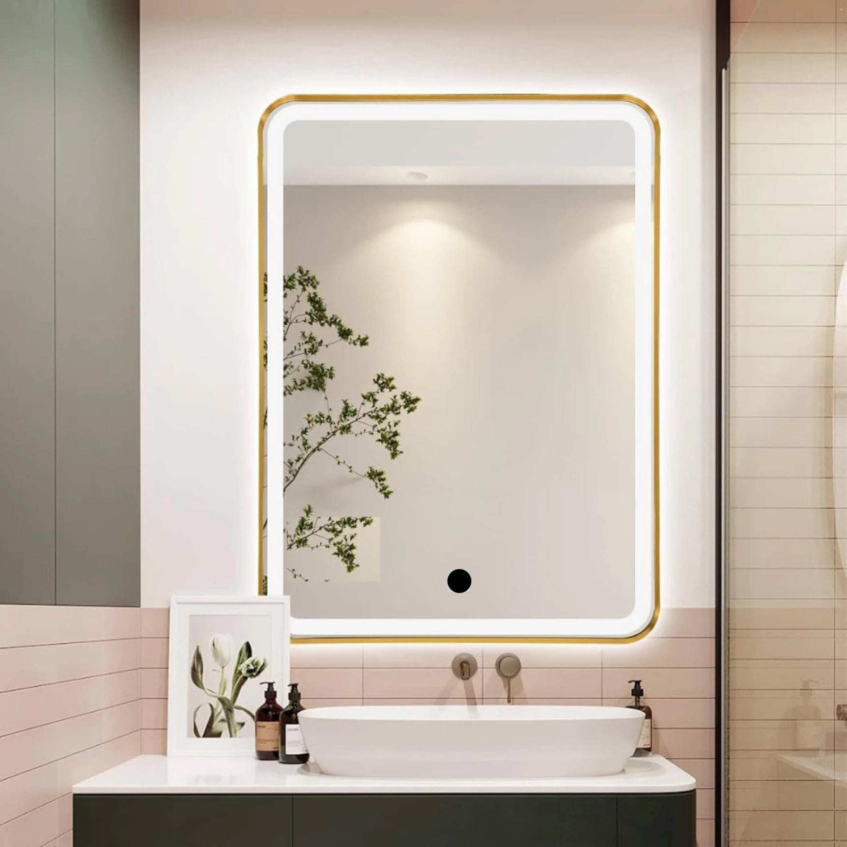 Ottone Square 500x700mm Mirror