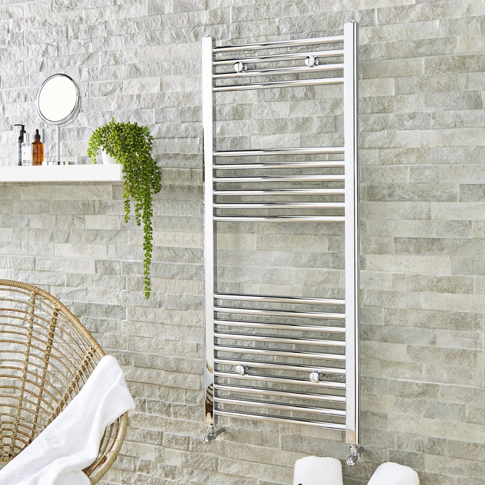Straight Towel Rail - Chrome