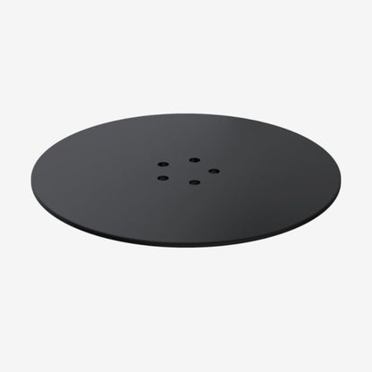 Matt Black 90mm Metal Shower Trap Cover