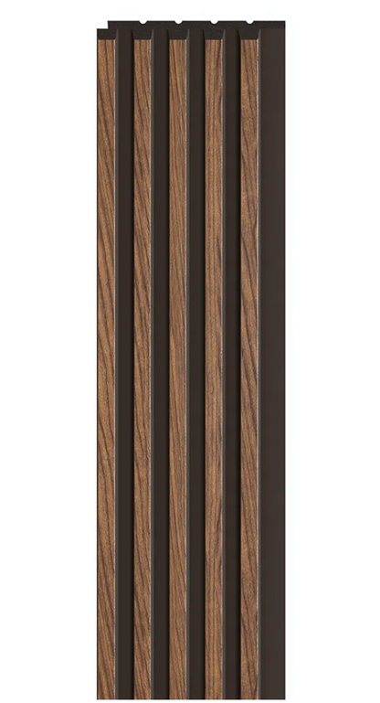 Linerio Slat-Wall S-Line Slat Panels - Mocca