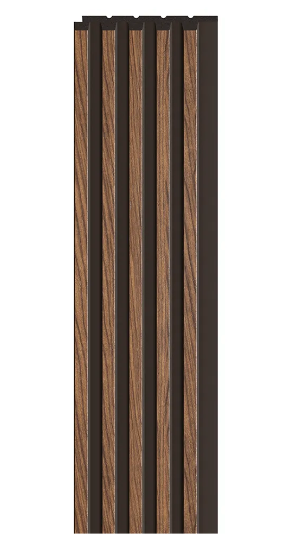 Linerio Slat-Wall S-Line Slat Panels - Mocca