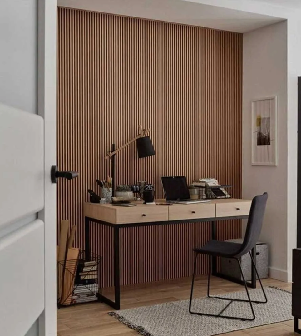 Linerio Slat-Wall S-Line Slat Panels - Natural