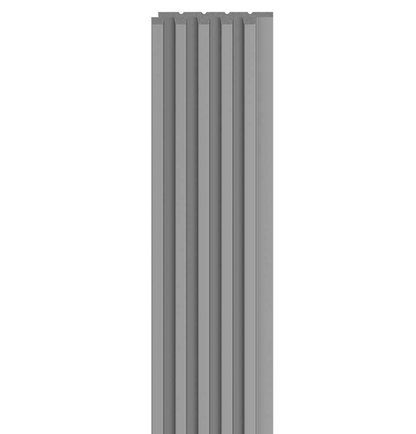 Linerio Slat-Wall S-Line Slat Panels - Grey
