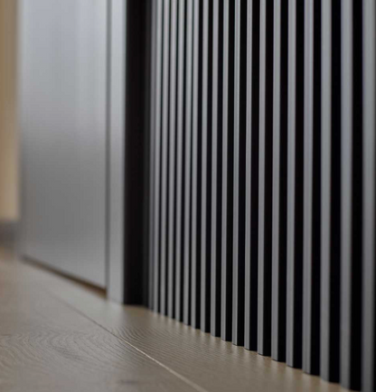 Linerio Slat-Wall S-Line Slat Panels - Anthracite