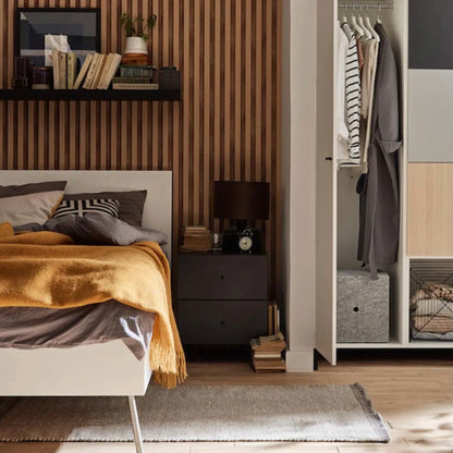 Linerio Slat-Wall L-Line Slat Panels - Natural