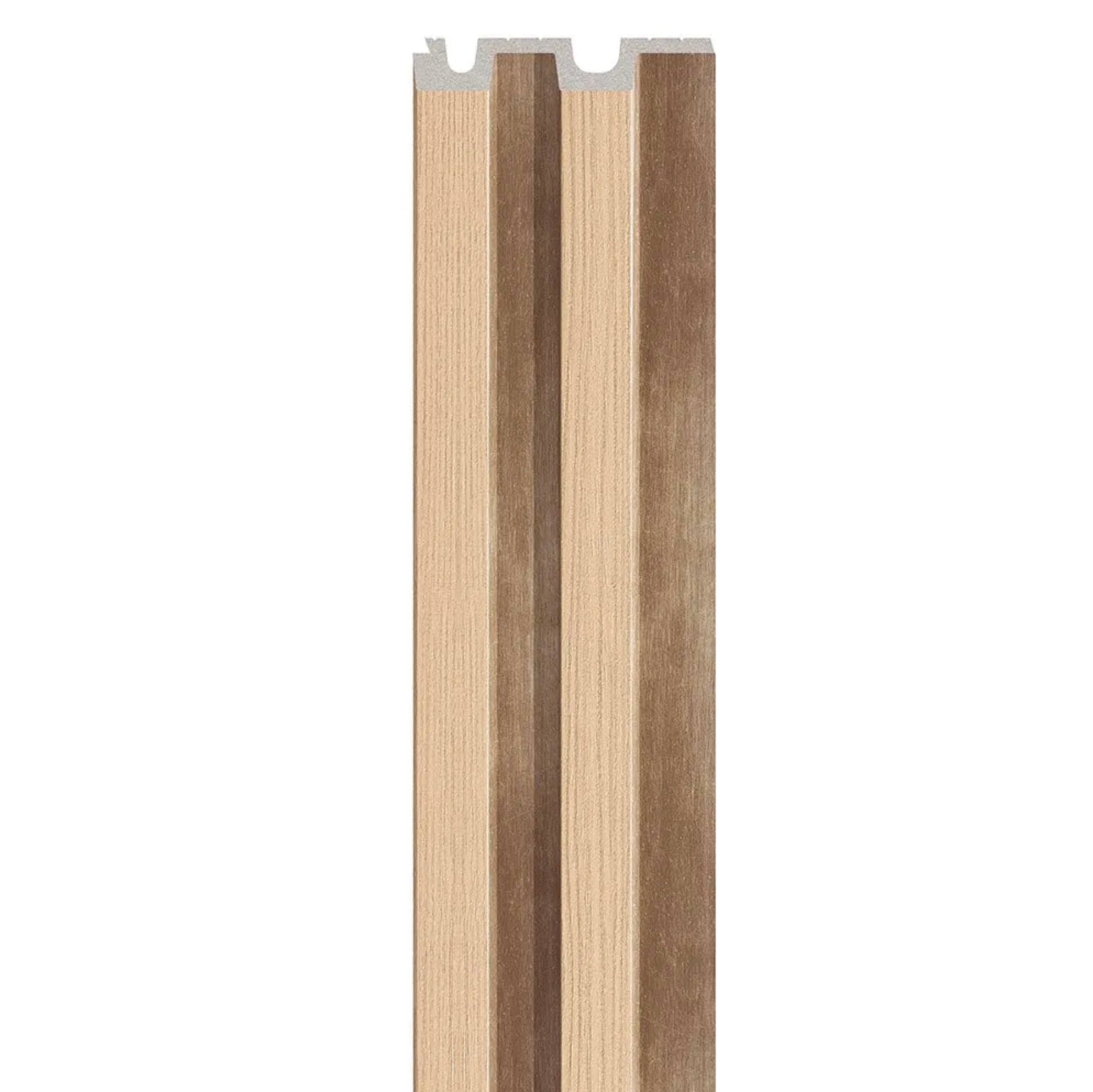 Linerio Slat-Wall L-Line Slat Panels - Natural