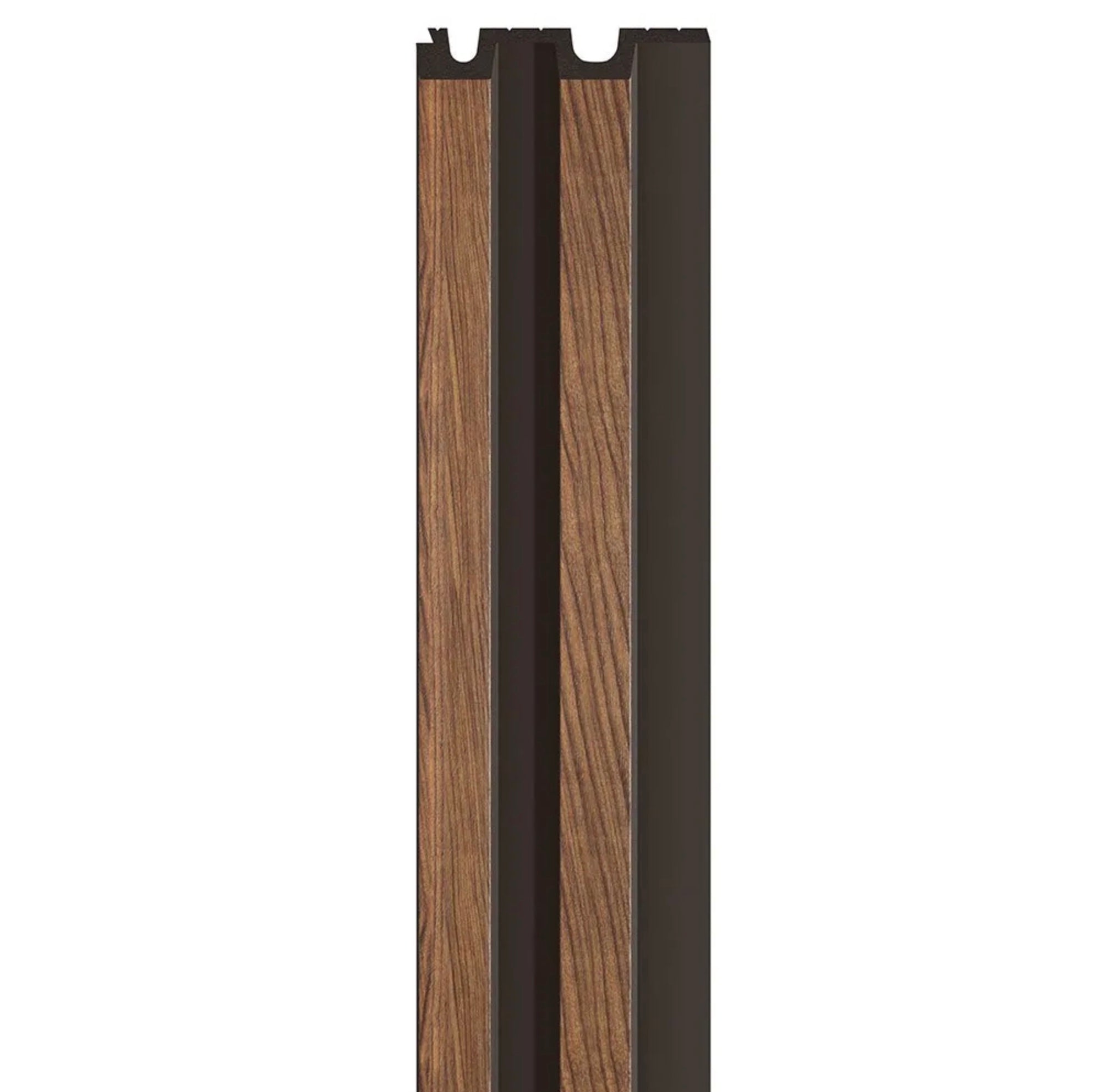 Linerio Slat-Wall L-Line Slat Panels - Mocca
