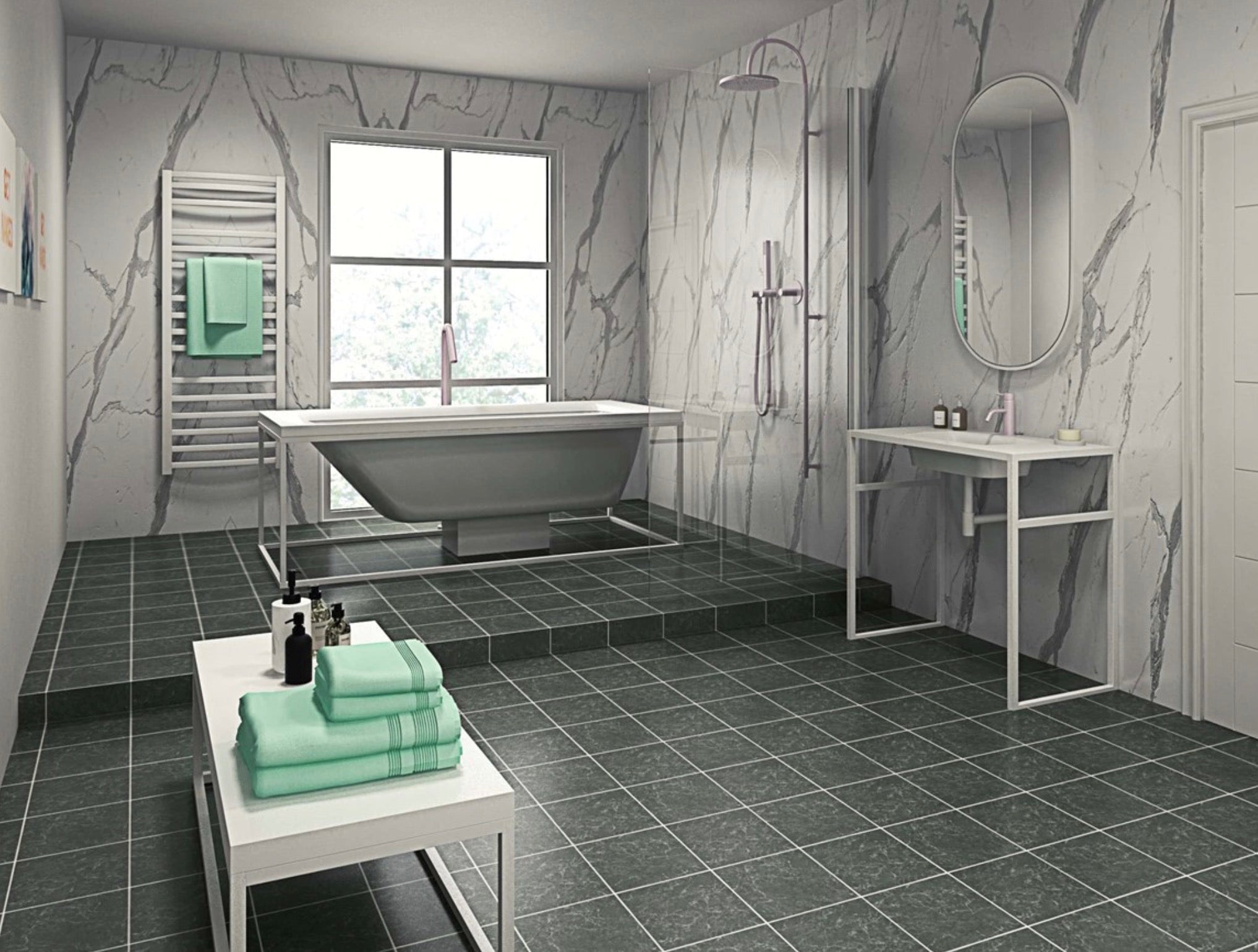 Perform Panel Statuario Marble